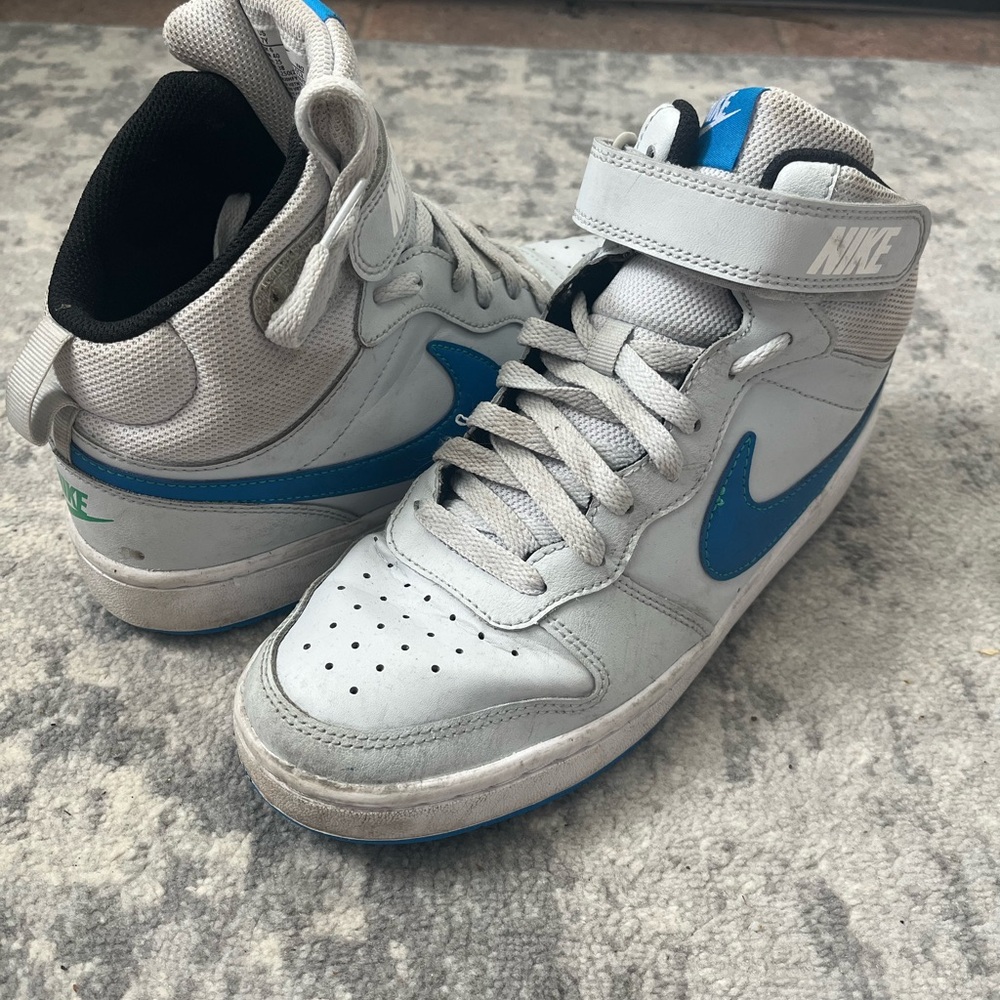 Nike Court Borough Mid 2 'Grey Light Blue